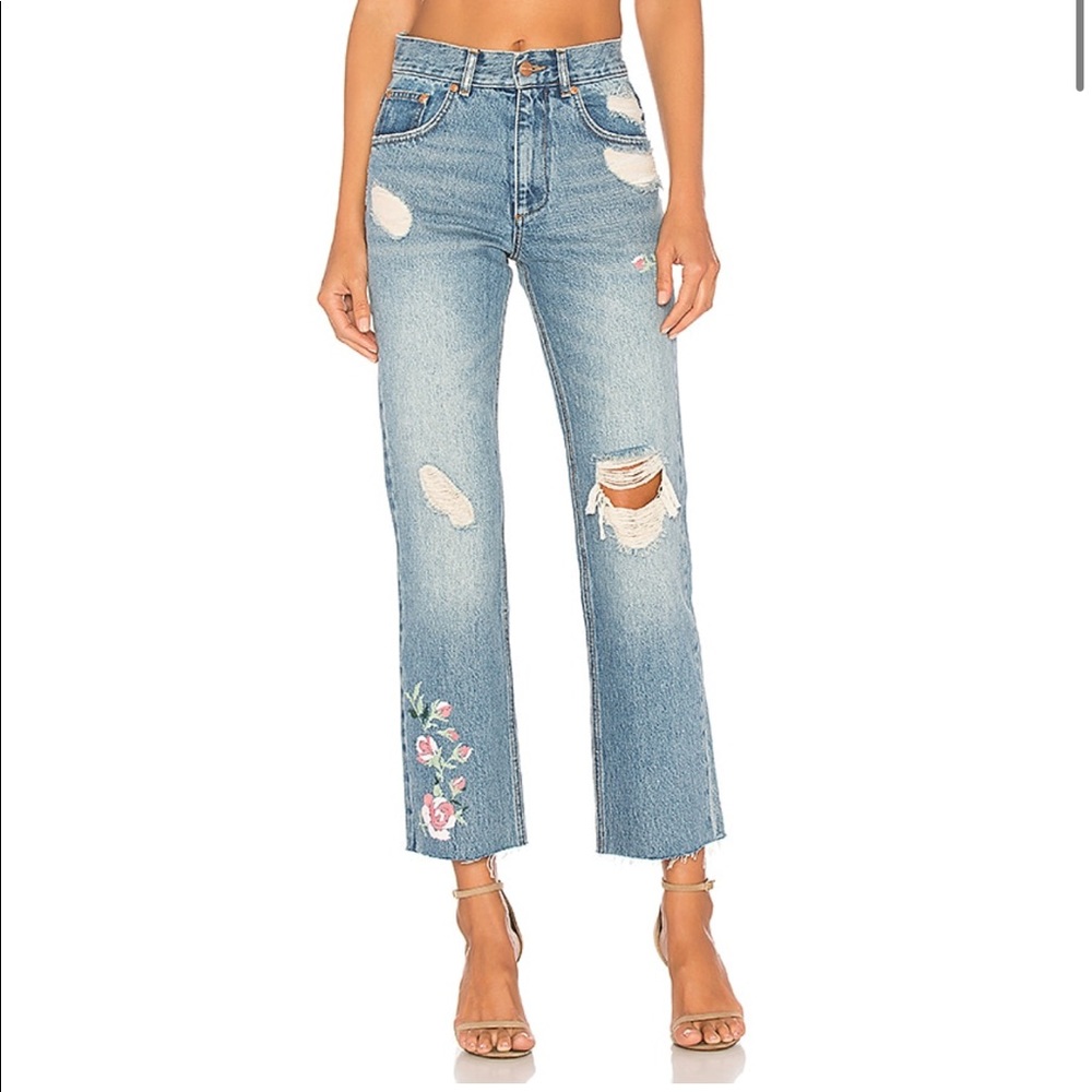NWT 💕 ANINE BING | Embroidered Jeans